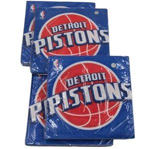 NBA Detroit Pistons Party Napkins 4-Pack